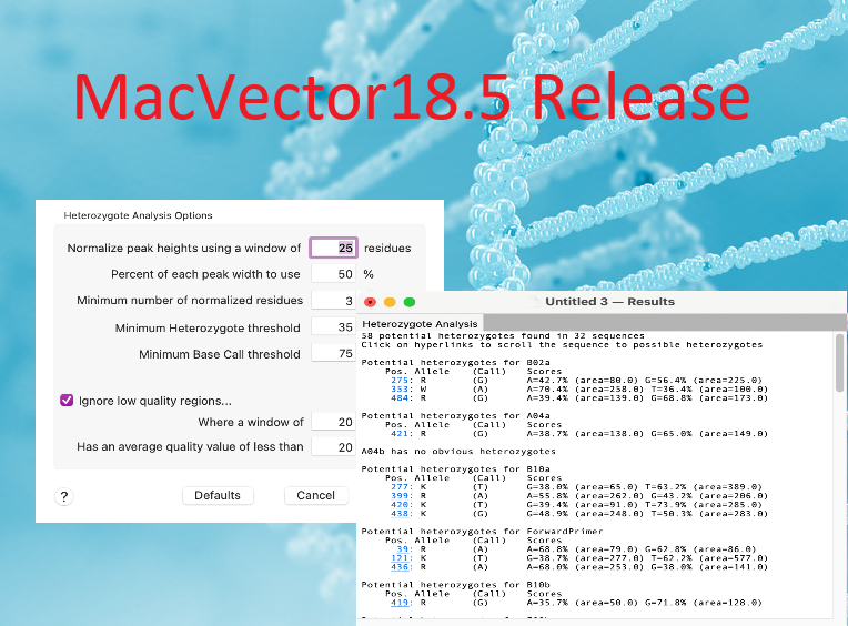 MacVector 18.5